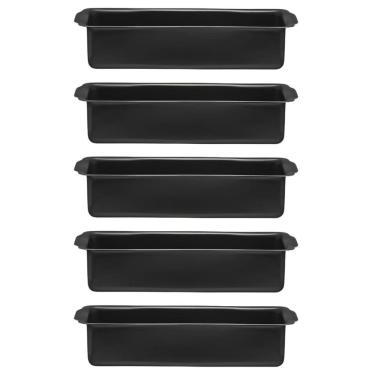 Imagem de Forma Assadeira Para Pão Retangular Antiaderente 1,3L 05 Un