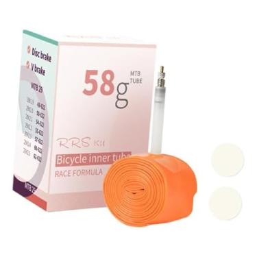 Imagem de Vaveren Câmara de ar para bicicleta com válvula, com remendos, substitui manutenção, reparo em TPU, pneu reserva para bicicleta, acessórios para ciclismo, Style H