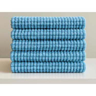 Imagem de Tapete de Banheiro 40x60 Antiderrapante Microfibra Bolinha - Total Hom