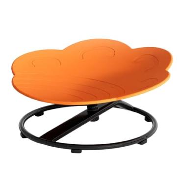Imagem de FytStycale Brinquedos Sensoriais Infantis, Cadeira Giratória, Banco, Brinquedo Científico Antiderrapante, Equipamento Físico, Melhora O Equilíbrio, a Reação E a, Laranja