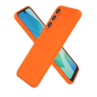 Imagem de Oakxco Capa de silicone para Samsung Galaxy A16 5G, ultrafina, fina, para mulheres, meninas, cor lisa, minimalista, estética, fofo, feminino, design feminino, gel de borracha macia TPU com capa para