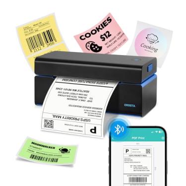 Imagem de ORGSTA Impressora térmica USB para etiquetas de envio - impressora de etiquetas de envio de alta velocidade T001 Plus azul 4x6 para pacotes de envio comercial, amplamente utilizada para Ebay, Amazon