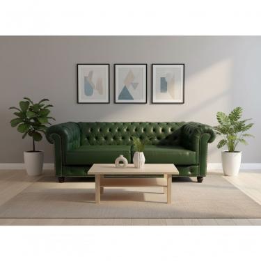 Imagem de Sofá 3 Lugares Chesterfield Classico Verde - Combo Stock