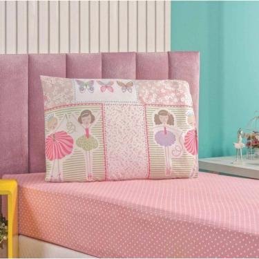 Imagem de Jogo De Cama Lençol Bouti Infantil Kids Solteiro 02 Peças - Ballet