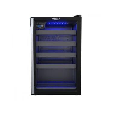 Imagem de Adega Venax Piubella Cave 100 24 Garrafas Preto - 220V
