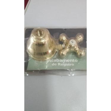 Imagem de Acabamento Registro Perflex Belle Epoque Dourado Pequeno D52