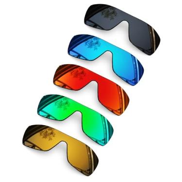 Imagem de SmartVLT Conjunto de 5 lentes de reposição masculinas para óculos de sol Oakley Batwolf pacote com S02