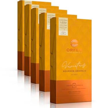 Imagem de 50 Cápsulas Café Orfeu Compatíveis com Nespresso® Bourbon Amarelo