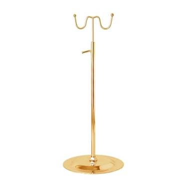 Imagem de Dynwave Suporte para Exibição de Bolsas, Ideal para Showroom, Loja, Boutique e Balcão, Gancho Duplo de 150 Mm