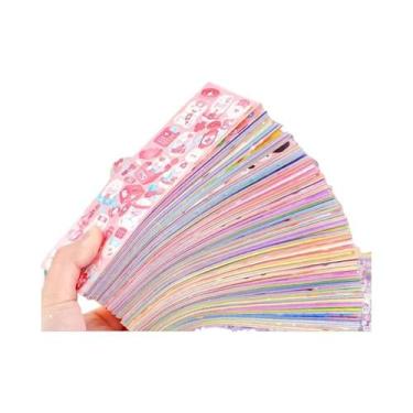 Imagem de Adesivos a Laser Kawaii Em Estilo Cartoon, 20-200 PCS, Cartões Fofos P