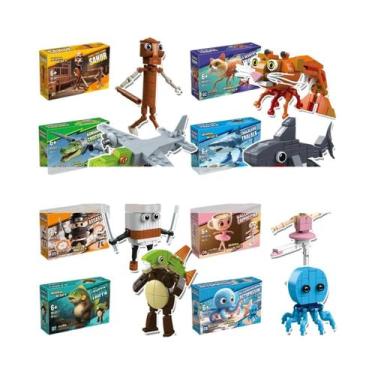 Imagem de Brinquedo De Blocos De Montar Cappuccino Assassino Tung Tung Tung Sahu