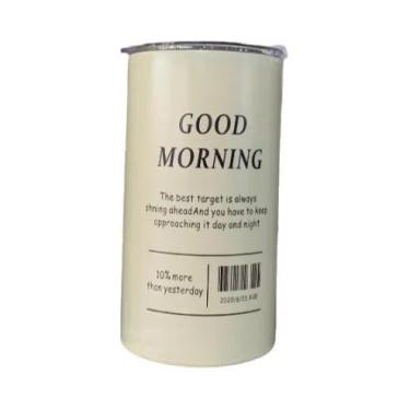 Imagem de Garrafa Térmica De Aço Inoxidável À Prova De Vazamentos Com Canudo Par