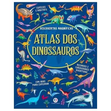 Imagem de Atlas dos dinossauros - descobertas magníficas com abas para explorar 