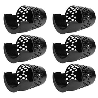 Imagem de Generic Bolsos de Armazenamento de Bola de Bilhar Cestas de Plástico Leves Definidas para Bilhar Doméstico, Acessório de Bolsa de Rede Preta Durável para a Maioria das Mesas Padrão