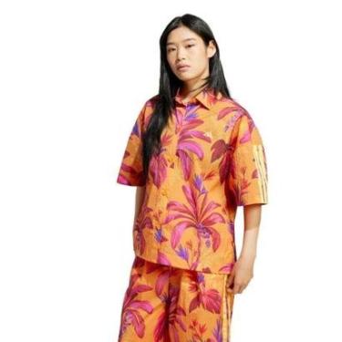 Imagem de Camisa Premium adidas X FARM Adidas-Feminino