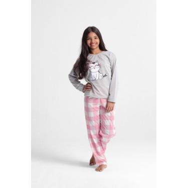 Imagem de Pijama Juvenil Menina Longo - EMC Store, Multicolorido, 16