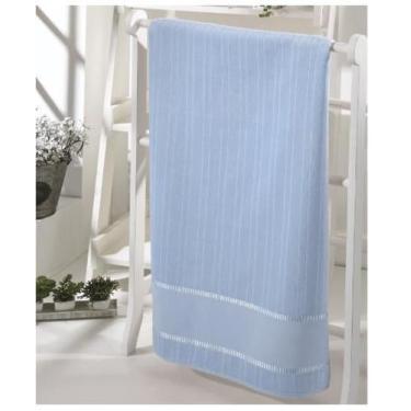 Imagem de Toalha Banho Velour Para Bordar Bella - Dohler, 1723 Azul Bebê