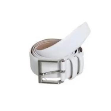 Imagem de Cinto masculino branco em couro Fasolo G007143051, Branco, 100