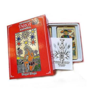 Imagem de Jogo de tabuleiro de tarô, jogo de cartas engraçado, tarô espanhol clá