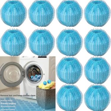 Imagem de 12 UNIDADES Rolo de Lavanderia Nylon para Remoção Cabelo - Enrolamento Máquina Lavar Adesivo Limpeza Roupas Pet Lint Reu