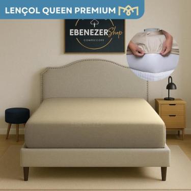 Imagem de Lençol Queen Avulso 400 Fios Micropercal Antialérgico Toque Suave Supe