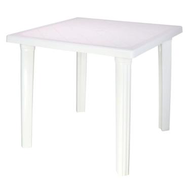 Imagem de Mesa Tramontina Sancho 80 X. 80 Cm Em Polipropileno Branco