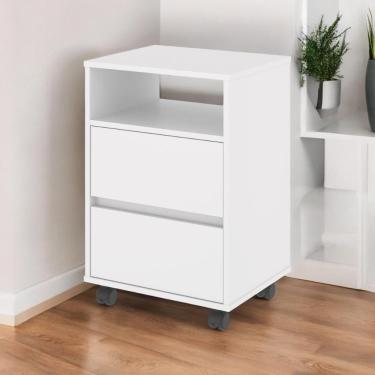 Imagem de Gaveteiro Fox Com Rodízios Branco