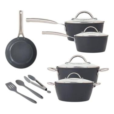 Imagem de Jogo de  Panelas de Cerâmica 8 Peças Prime Black Neuhaus