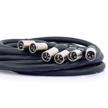 Imagem de Multicabos Xlr 8 Vias Amphenol - 15 Metros