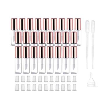 Imagem de Mini Tubos De Brilho Labial Recarregáveis De 1.2ml Com Aplicador, Fras