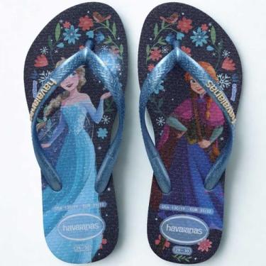 Imagem de Chinelo Havaianas Infantil Slim Princesas, 31/32