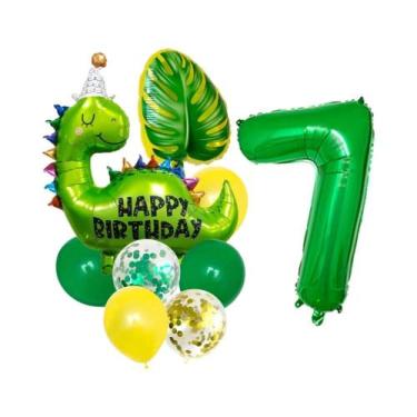 Imagem de Conjunto De Balões De Aniversário Com Tema Dinossauro Jurássico, Balõe