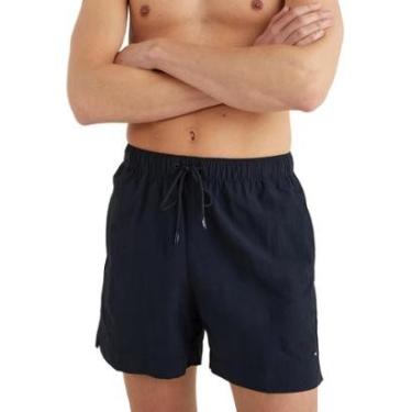 Imagem de Short Tommy Hilfiger Medium Drawstring Embroidered Logo Azul Marinho-Masculino