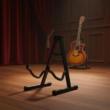 Imagem de Suporte De Violão Klx Base Triangular Estável Com Espuma - KLX Qualida