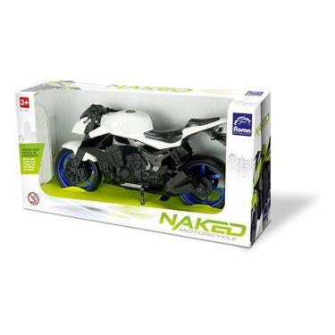 Imagem de Moto Infantil Naked Motorcycle - 26cm - Pneu Borracha - Roma - Roma Br