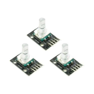 Imagem de Módulo Encoder Rotativo 360 Graus KY-040 Com Potenciômetro E Botão Par