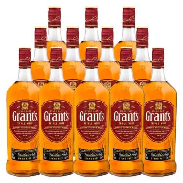 Imagem de Whisky Grant's Triple Wood Blended Scotch Whisky 1l 12un
