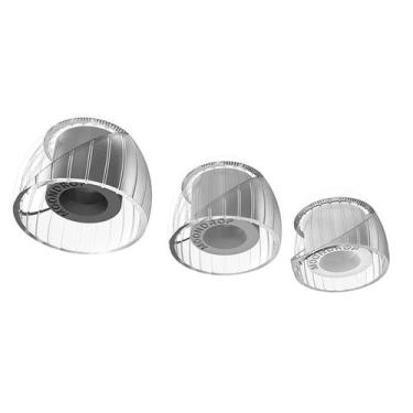 Imagem de Fone de ouvido de silicone Eartips Moondrop Spring Tips 3 pares S