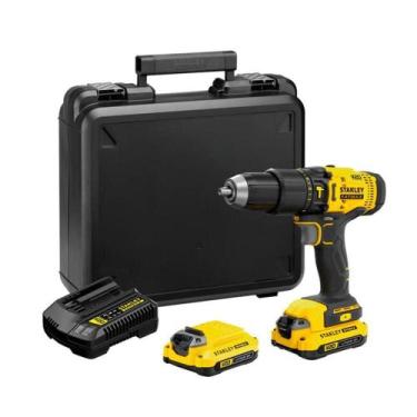 Imagem de Furadeira de Impacto e Parafusadeira 1/2" Stanley 20V 1,3Ah SCD711C2K