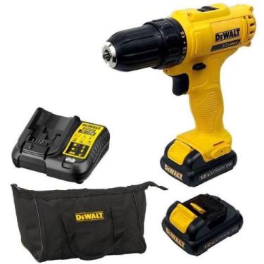 Imagem de Furadeira/Paraf a Bateria Bivolt 3/8" 12v - Dewalt, Bivolt
