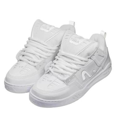 Imagem de Tênis Tesla Nine All White - Branco Branco - Tesla Footwear, 40, Branc