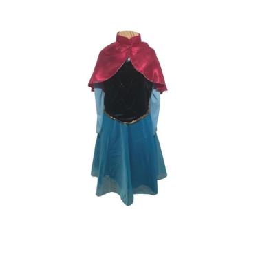 Imagem de Fantasia da Ana / Anna da Frozen Infantil Feminina Cosplay - Festalind
