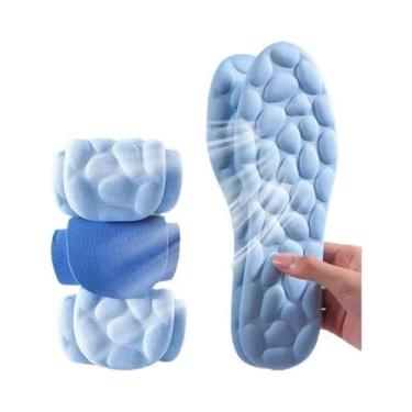 Imagem de Palmilhas Unissex Respiráveis de Espuma De Memória Para Tênis De Corri