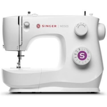 Imagem de Máquina de Costura Singer M2505 127V Branco 9 pontos 70 aplicações, 11