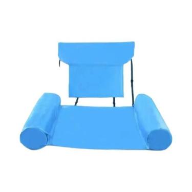 Imagem de Colchão Inflável Dobrável Para Piscina, Rede Flutuante, Cadeira De Laz