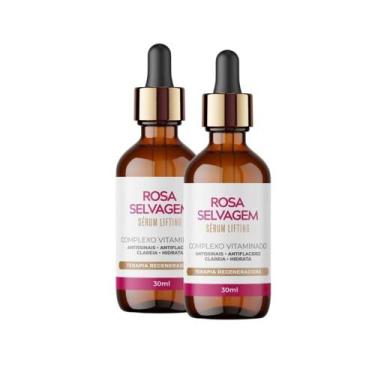 Imagem de Kit 2 Un Sérum Lifting Complexo Vitaminado Rosa Selvagem 30ml