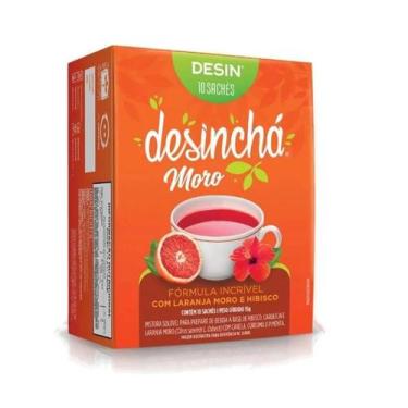 Imagem de Desinchá Moro Laranja Moro e Hibisco Sachês 30 Sachês - Super Nutritio