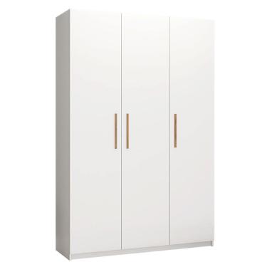 Imagem de Guarda Roupa Casal 3 Portas 2 Gavetas Paris Branco Caemmun