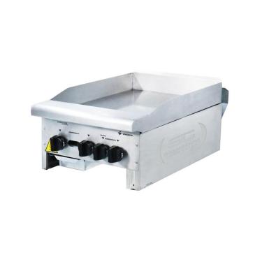 Imagem de Chapa Americana Lisa Inox Gás 45 cm CG45 - Venâncio