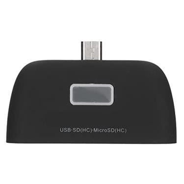Imagem de Leitor de cartão Smart Reader OTG, leitor de cartão de grande capacidade com porta de carregamento micro USB Mini para tablet para celular